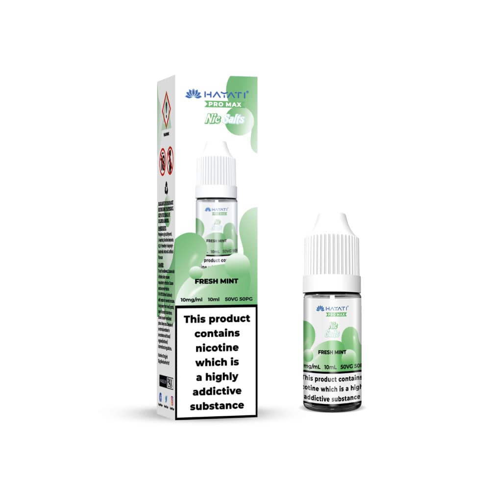 Hayati Pro Max Nic Salts E-Liquids 10ml Fresh Mint 20mg