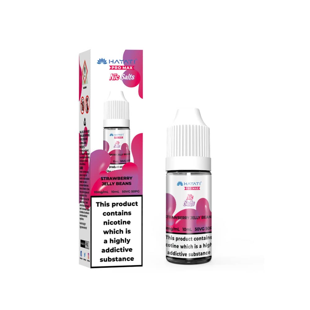 Hayati Pro Max Nic Salts E-Liquids 10ml Strawberry Jelly Beans 20mg