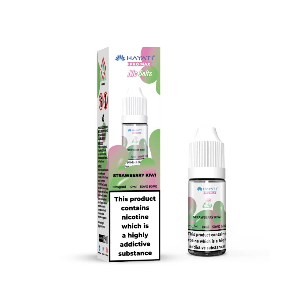 Hayati Pro Max Nic Salts E-Liquids 10ml Strawberry Kiwi 20mg