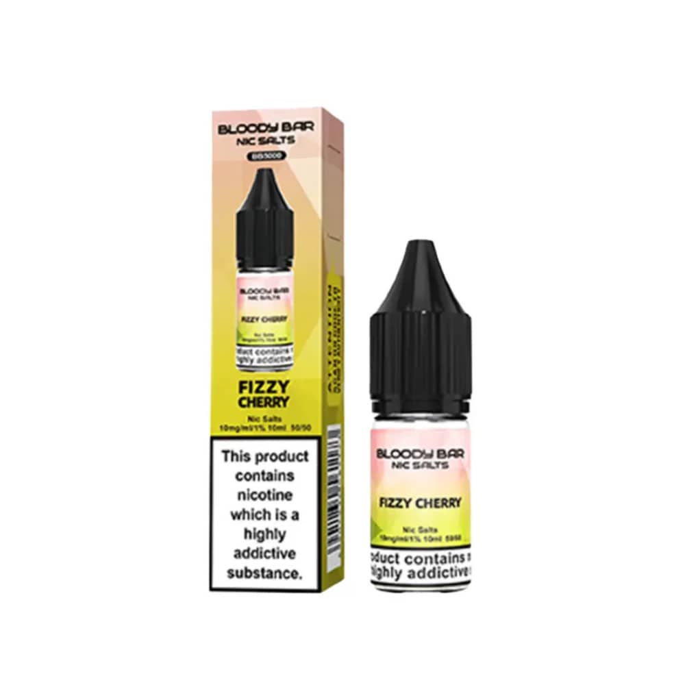 Bloody Bar Nic Salts e liquids 10ml Fizzy Cherry 10mg