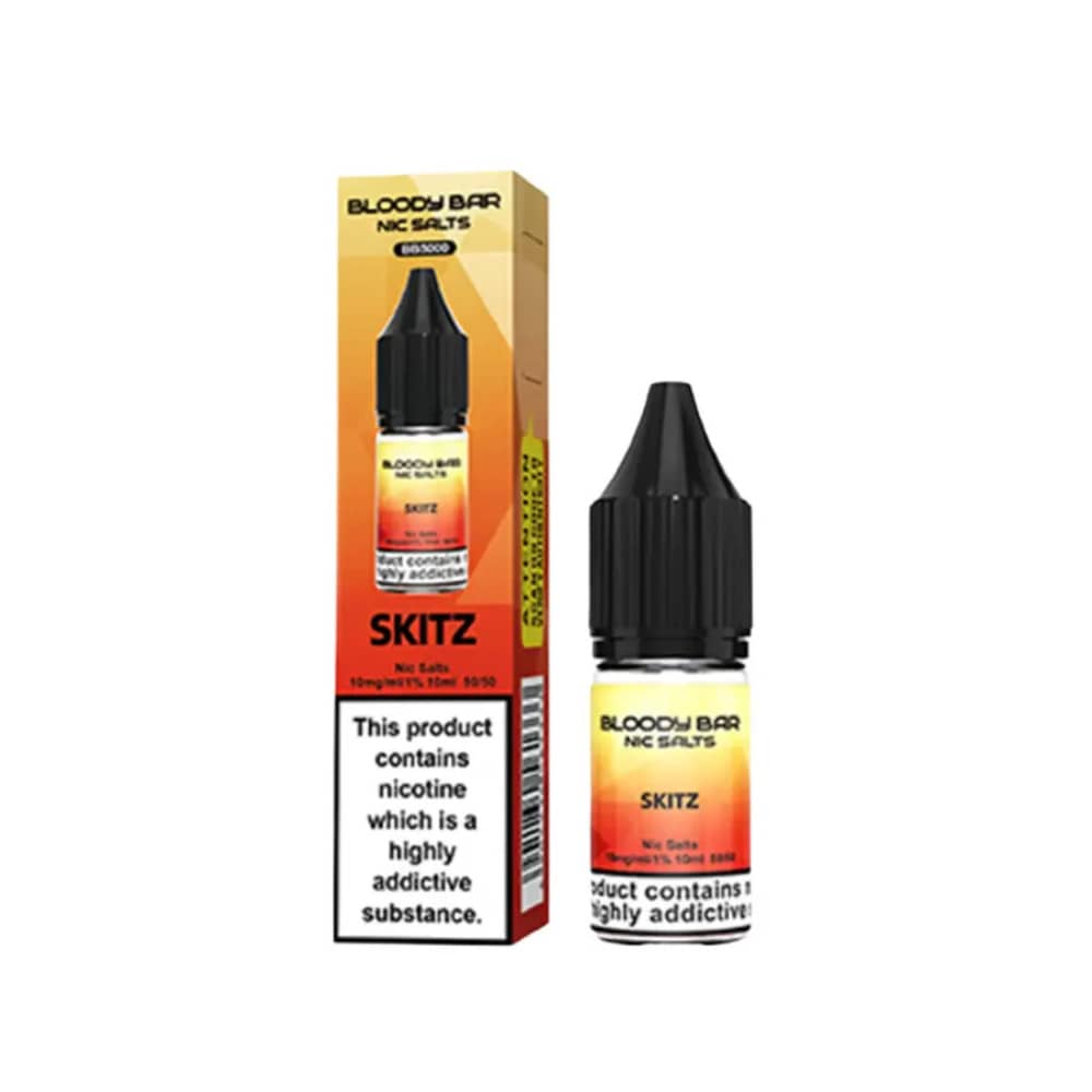 Bloody Bar Nic Salts e liquids 10ml Skitz 20mg