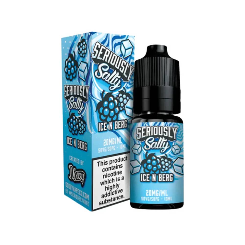 Doozy Seriously Salty Nic Salts e liquids 10ml Ice N Berg 10mg