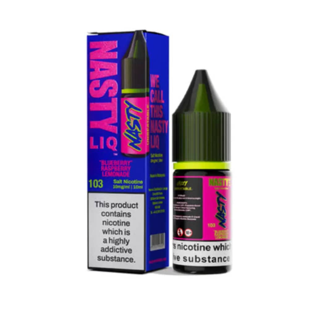 Nasty Liq Nic Salts e liquids 10ml Blue Raspberry 10mg