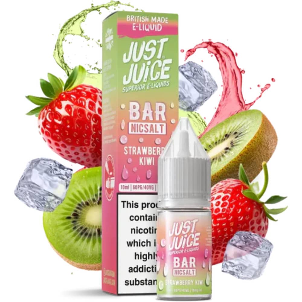 Just Juice Bar Nic Salts e liquids 10ml Strawberry Kiwi 10mg