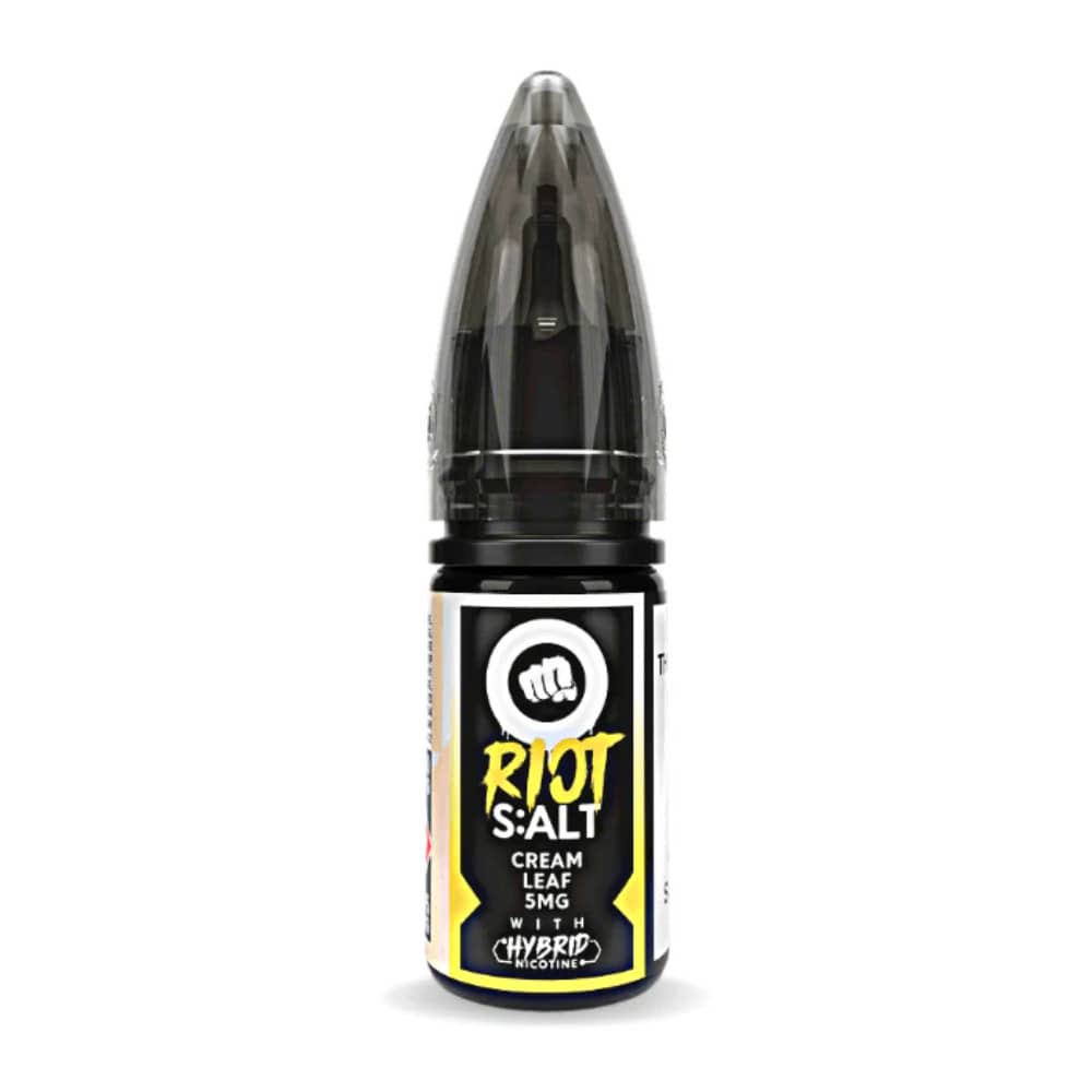 Riot Squad Nic Salt e liquids 10ml Cream Leaf 20mg