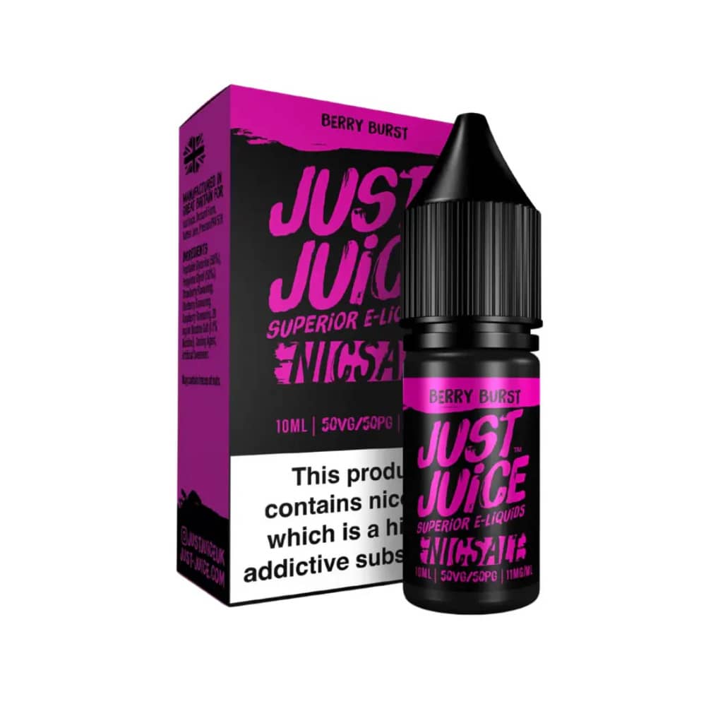 Just Juice Original Nic Salts e liquids 10ml Berry Burst 10mg