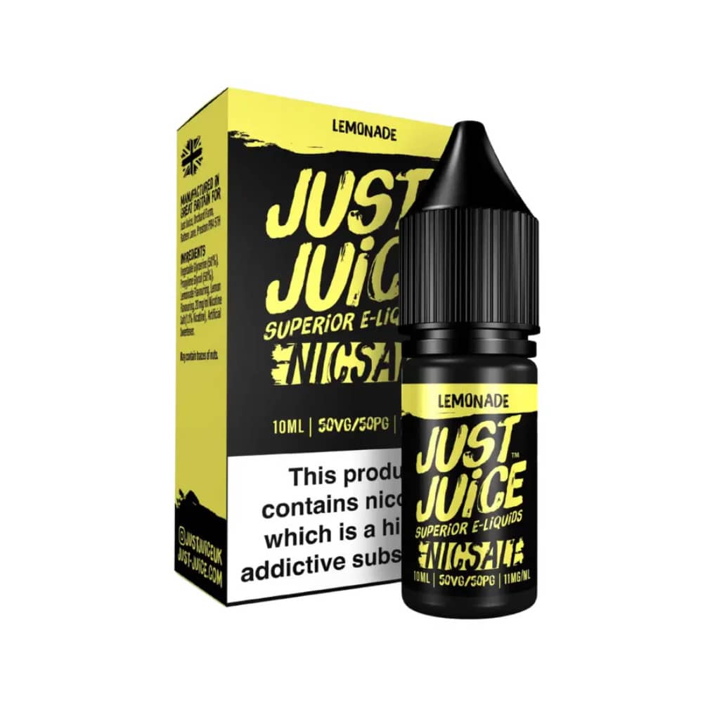 Just Juice Original Nic Salts e liquids 10ml Lemonade 20mg