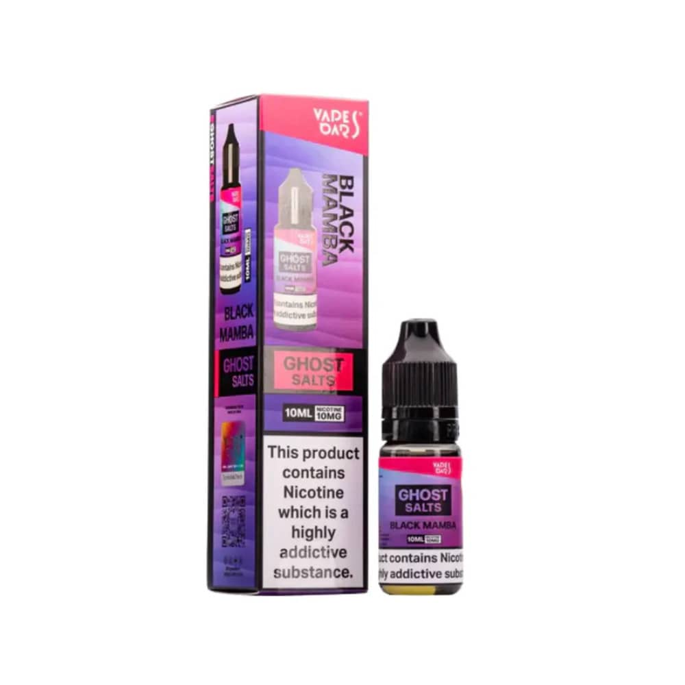 Ghost 3500 Nic Salts e liquids 10ml Black Mamba 20mg