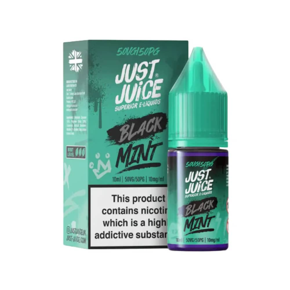 Just Juice Mint Nic Salts e liquids 10ml Black Mint 20mg