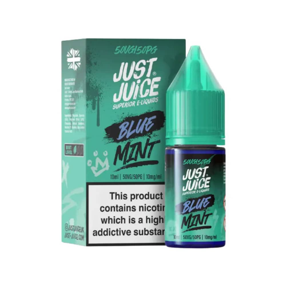 Just Juice Mint Nic Salts e liquids 10ml Blue Mint 10mg