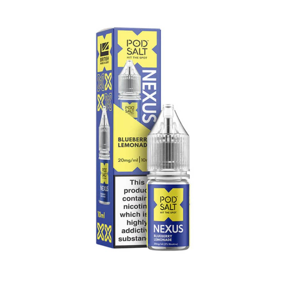 Pod Salt Nexus e liquids 10ml Blueberry Lemonade 10mg