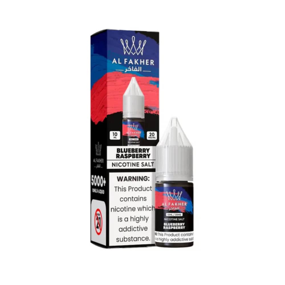 Al Fakher Nic Salts e liquids 10ml Blueberry Raspberry 10mg