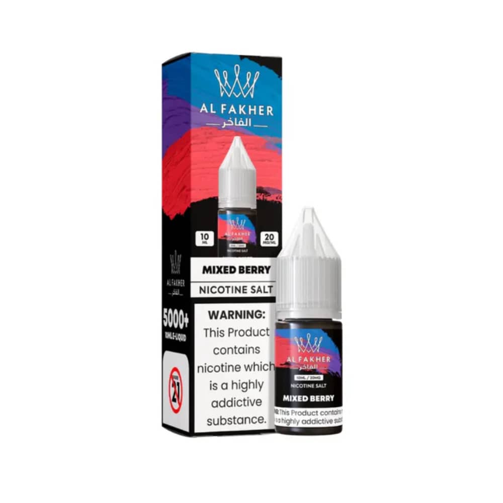Al Fakher Nic Salts e liquids 10ml Mixed Berries 10mg