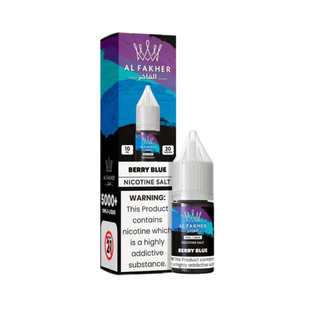 Al Fakher Nic Salts e liquids 10ml Berry Blue 20mg