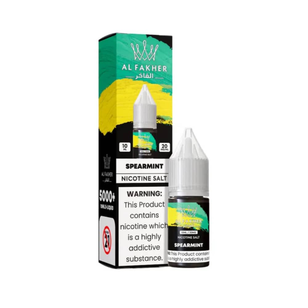 Al Fakher Nic Salts e liquids 10ml Spearmint 10mg