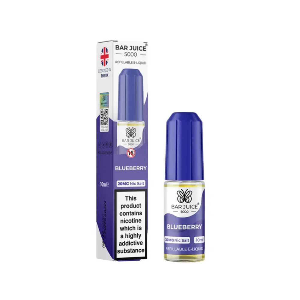 Bar Juice Nic Salts E-Liquids 10ml Blueberry 20mg