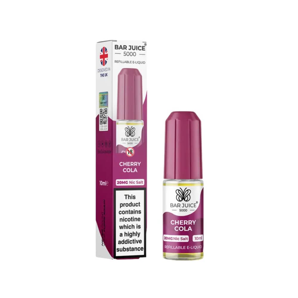 Bar Juice Nic Salts E-Liquids 10ml Cherry Cola 20mg