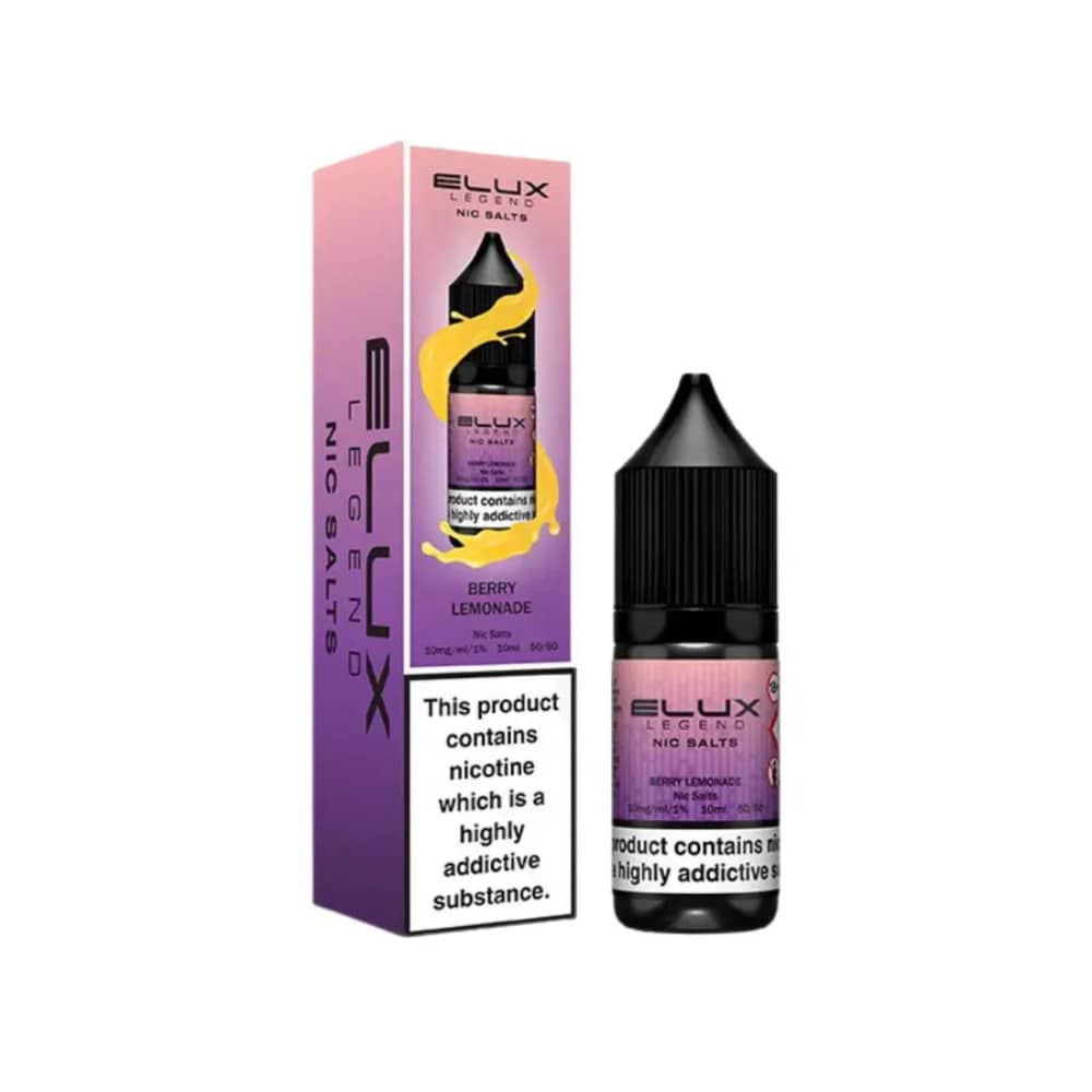 Elux Legend Nic Salts E-Liquids 10ml Berry Lemonade 20mg