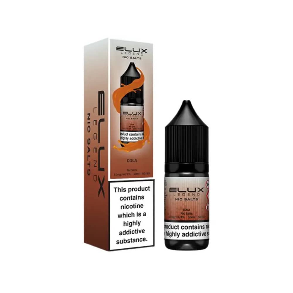 Elux Legend Nic Salts E-Liquids 10ml Cola 20mg