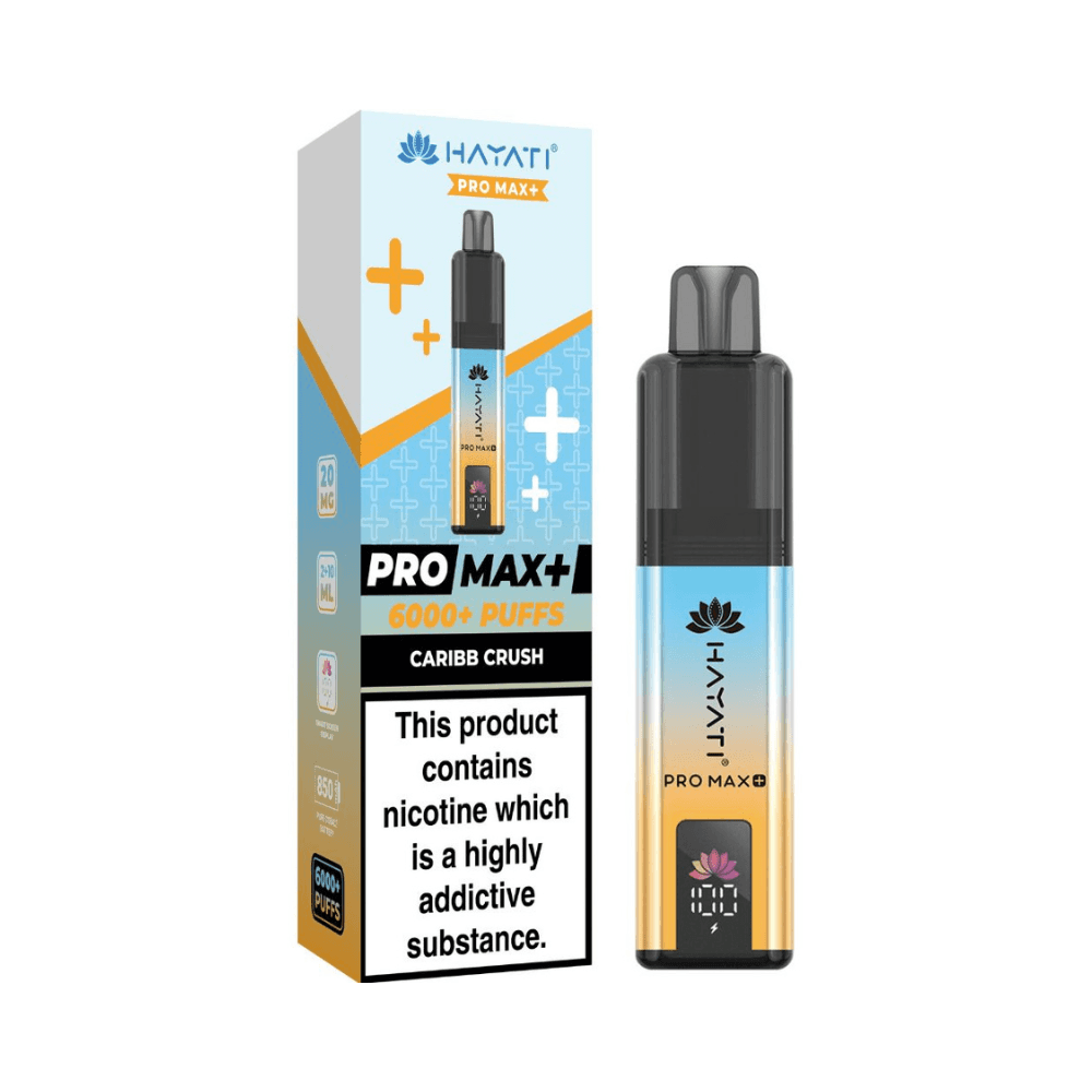 Hayati Pro Max Plus 6000 Prefilled Vape Kit Caribb Crush