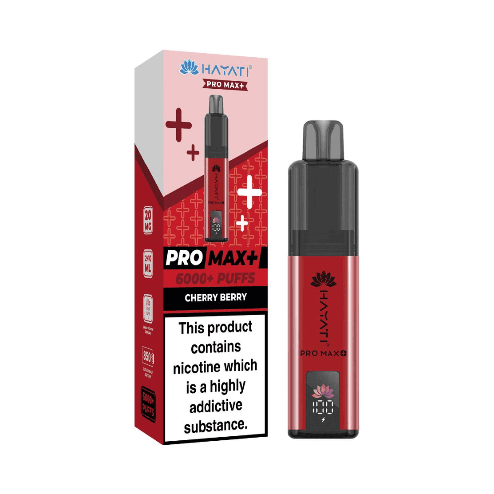 Hayati Pro Max Plus 6000 Prefilled Vape Kit Cherry Berry