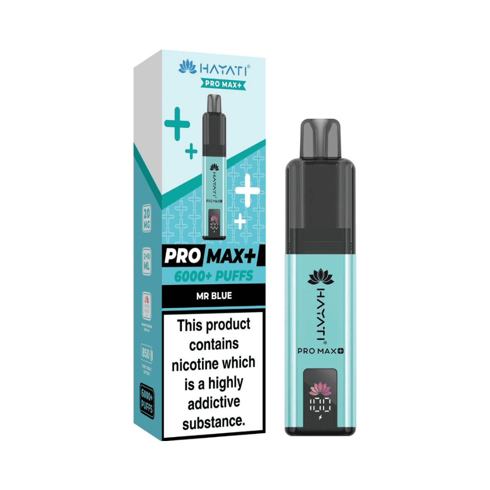Hayati Pro Max Plus 6000 Prefilled Vape Kit Mr Blue