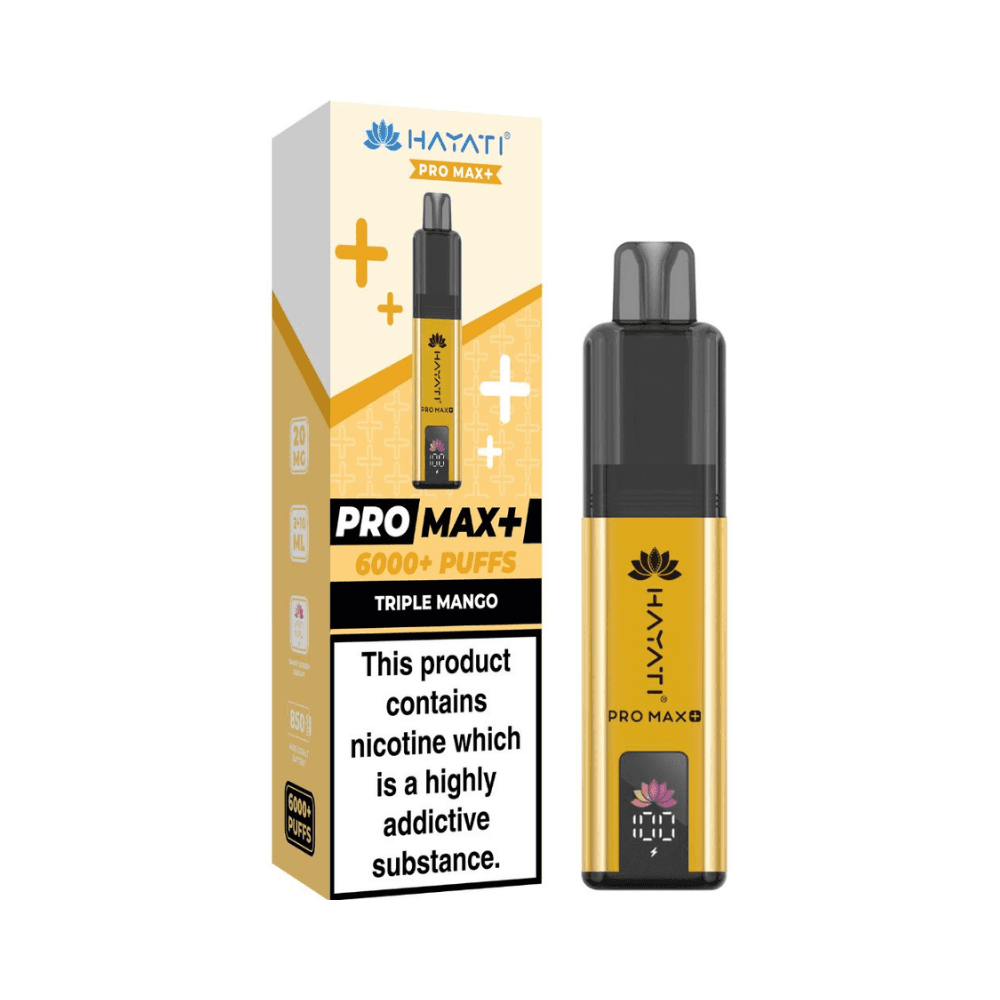 Hayati Pro Max Plus 6000 Prefilled Vape Kit Triple Mango