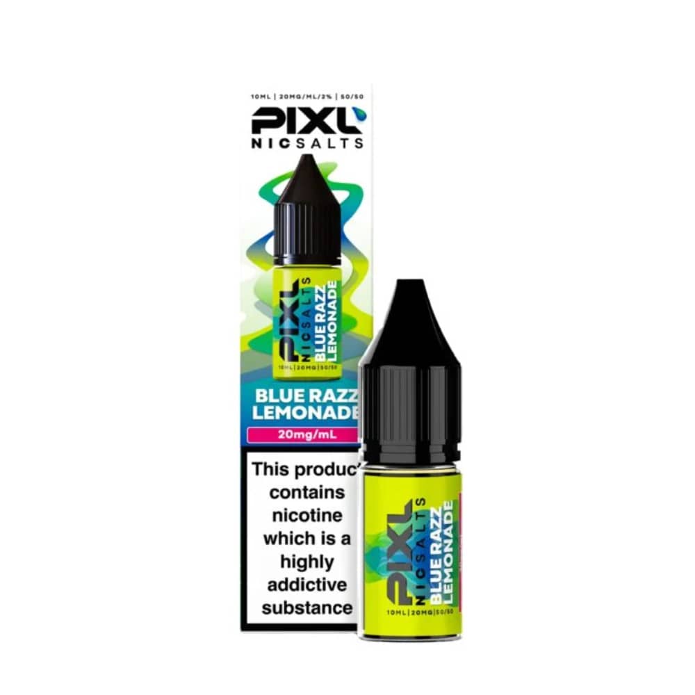 Pixl Nic Salts 10ml E liquids Blue Razz Lemonade 20mg