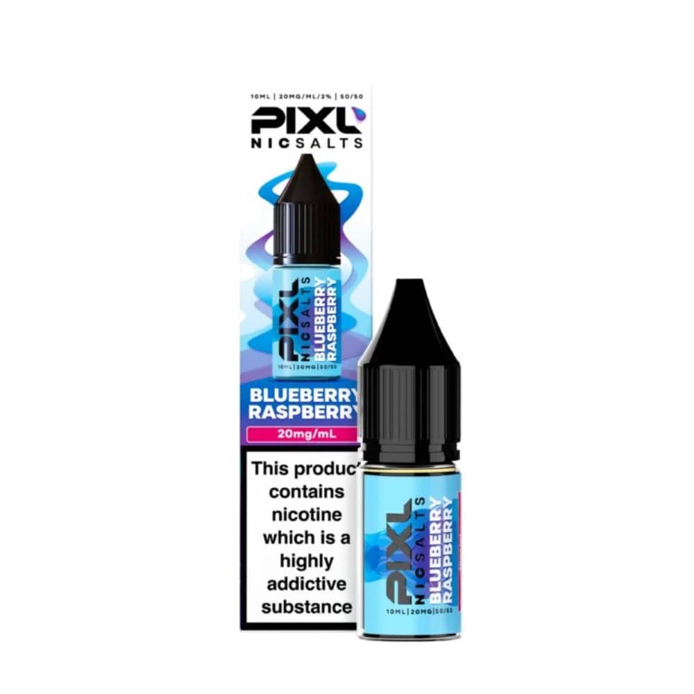Pixl Nic Salts 10ml E liquids Blueberry Raspberry 20mg