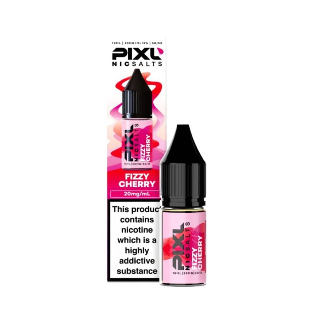 Pixl Nic Salts 10ml E liquids Fizzy Cherry 10mg