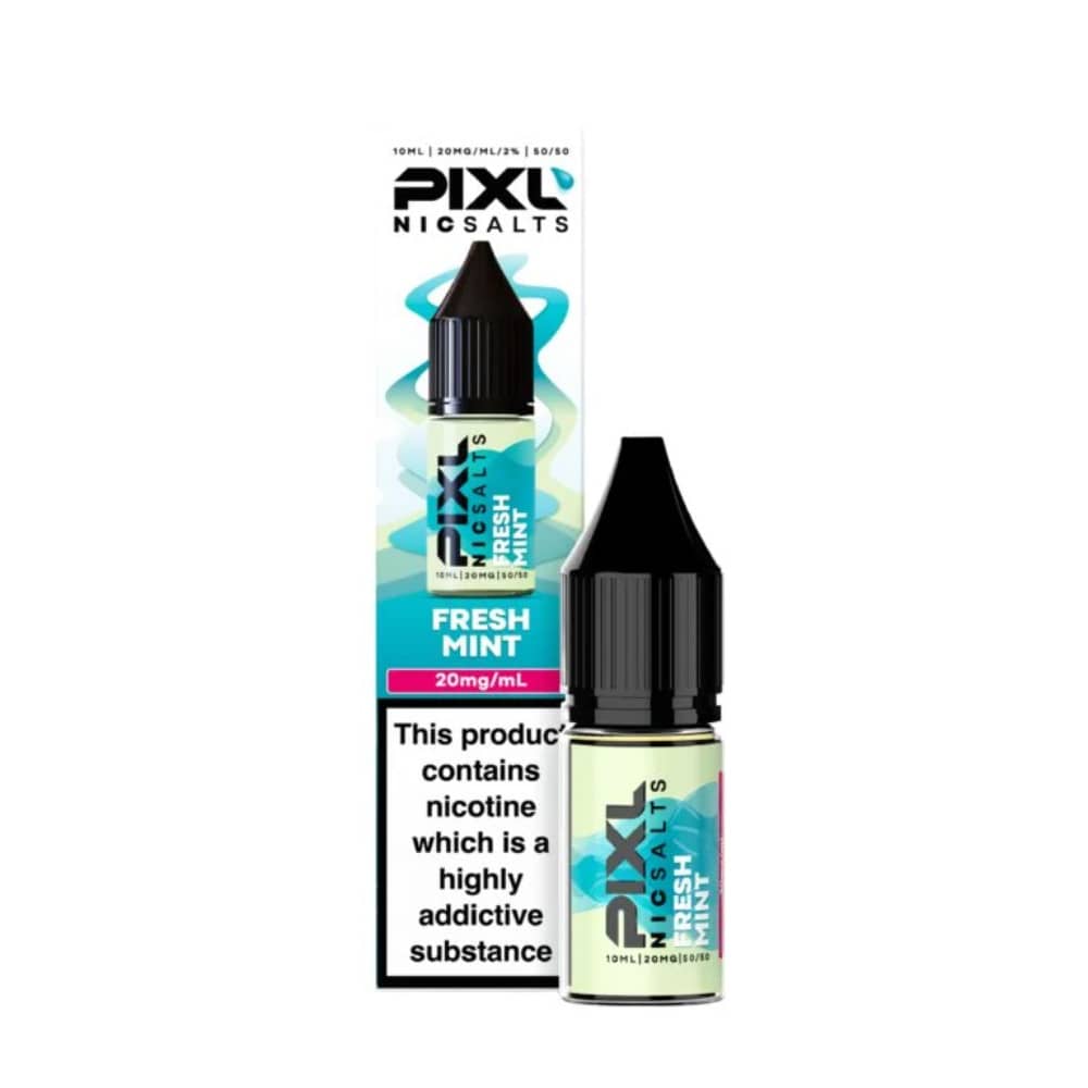 Pixl Nic Salts 10ml E liquids Fresh Mint 10mg