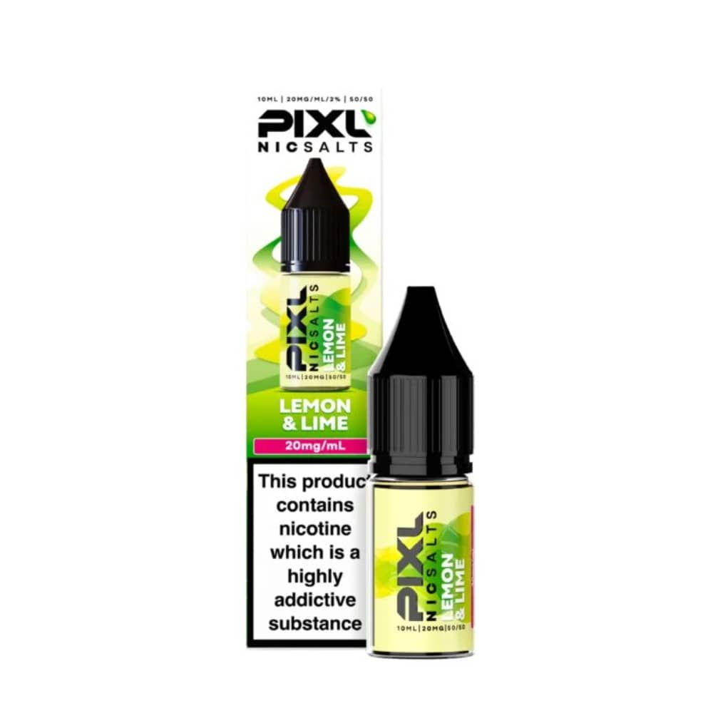 Pixl Nic Salts 10ml E liquids Lemon Lime 20mg