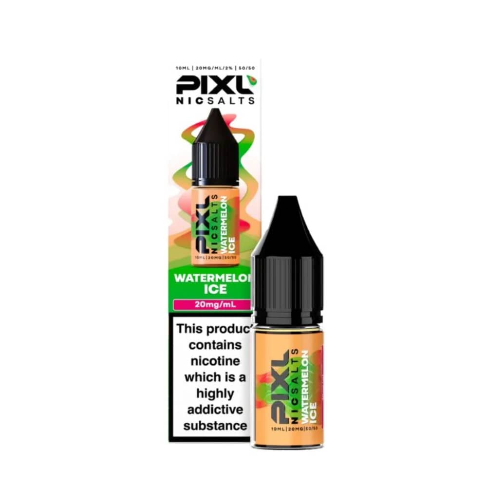 Pixl Nic Salts 10ml E liquids Watermelon Ice 10mg