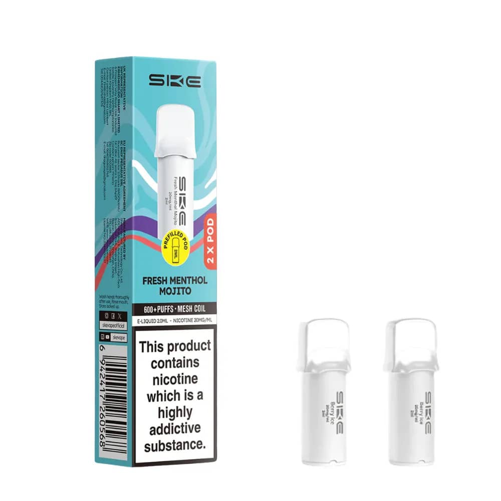 SKE Crystal Pro 600 Pods Fresh Menthol Mojito