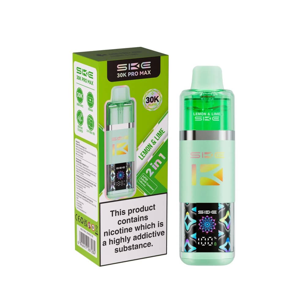 SKE 30k Pro Max Prefilled Vape Kit Lemon Lime