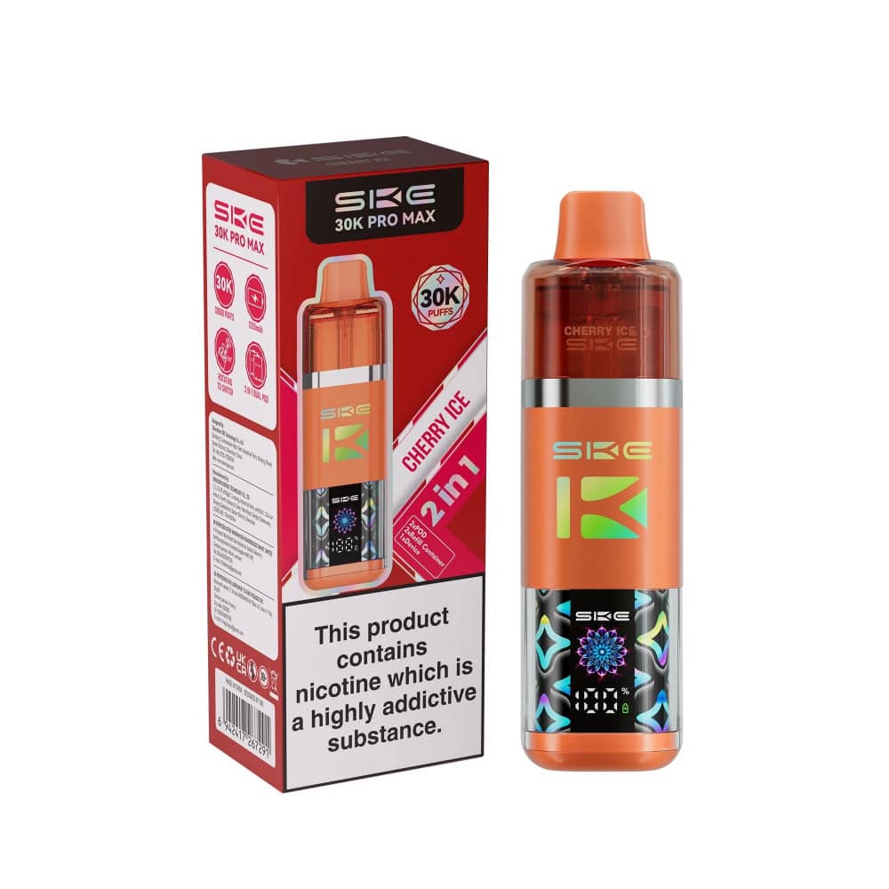 SKE 30k Pro Max Prefilled Vape Kit Cherry Ice