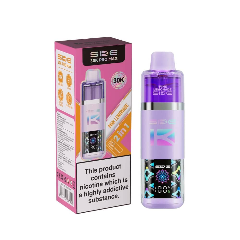 SKE 30k Pro Max Prefilled Vape Kit Pink Lemonade