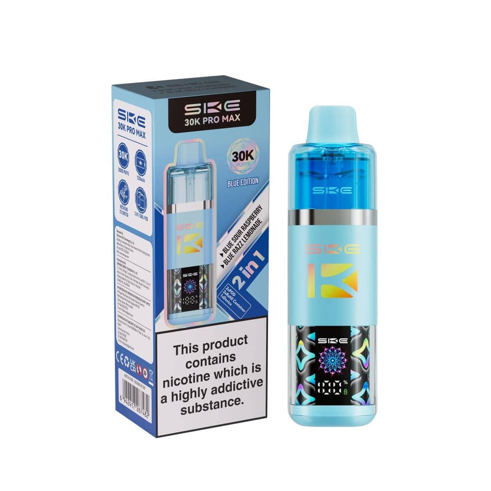 SKE 30k Pro Max Prefilled Vape Kit Blue Edition