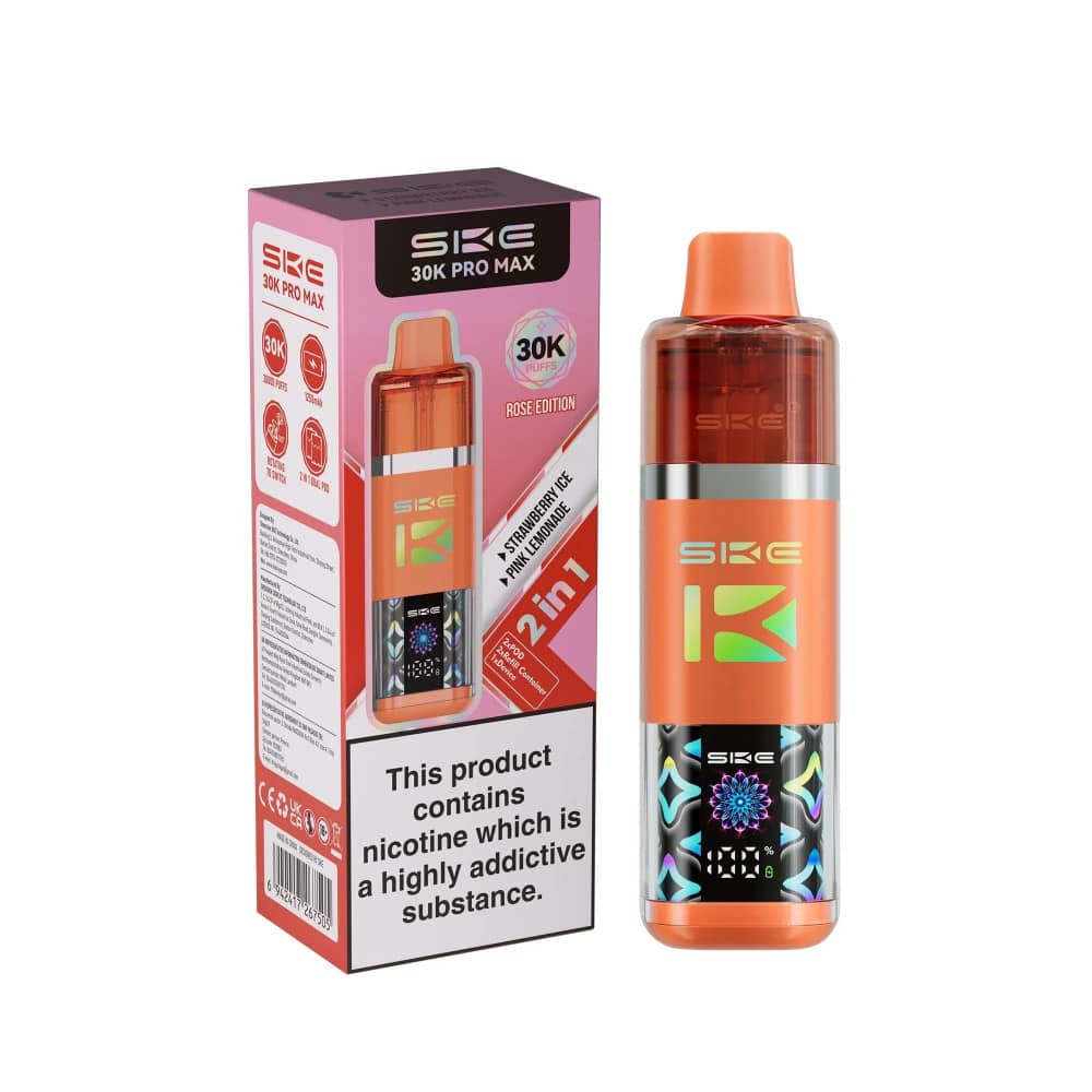 SKE 30k Pro Max Prefilled Vape Kit Rose Edition