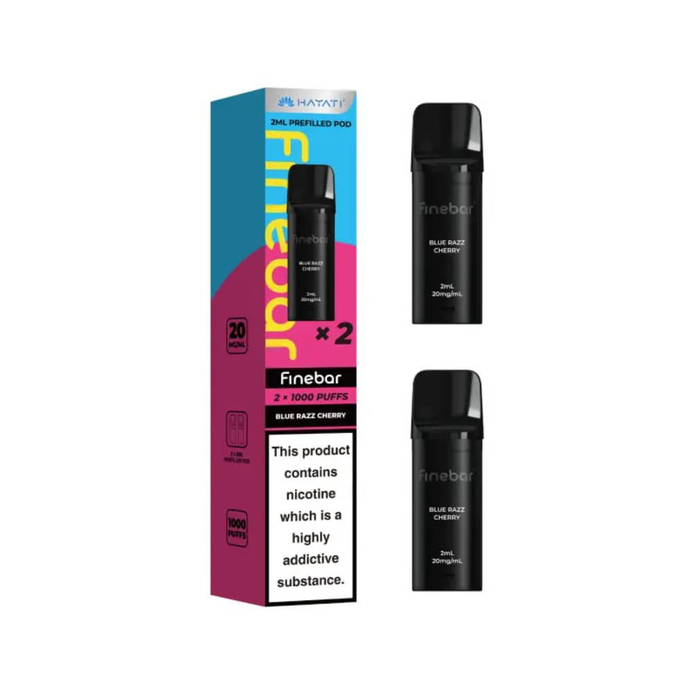 Hayati Finebar Prefilled Pods Blue Razz Cherry