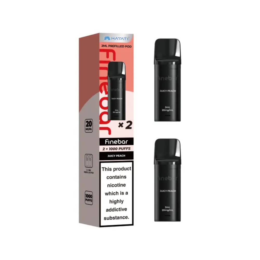 Hayati Finebar Prefilled Pods Juicy Peach