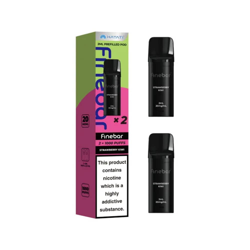 Hayati Finebar Prefilled Pods Strawberry Kiwi