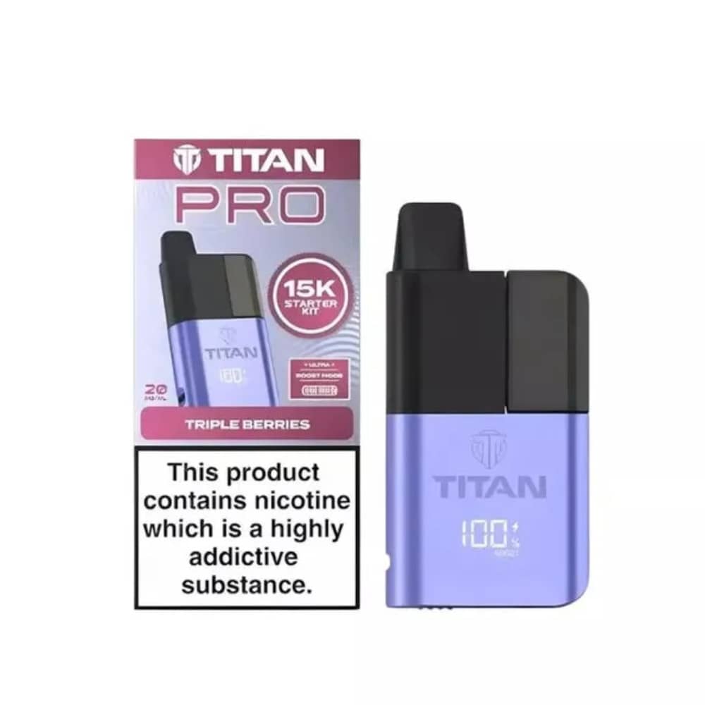 Titan Pro 15k Prefilled Pod Kit Triple Berries