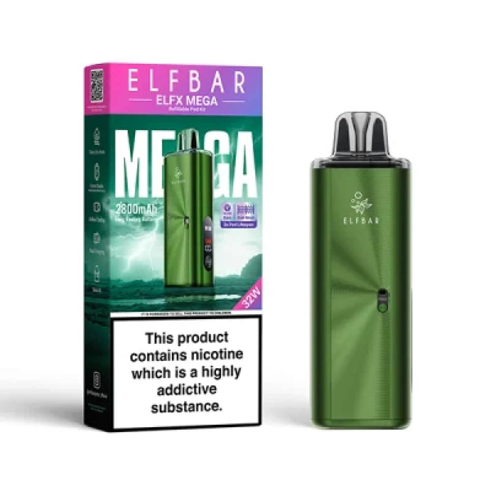 Elf Bar Elfx Mega Vape Kit Green