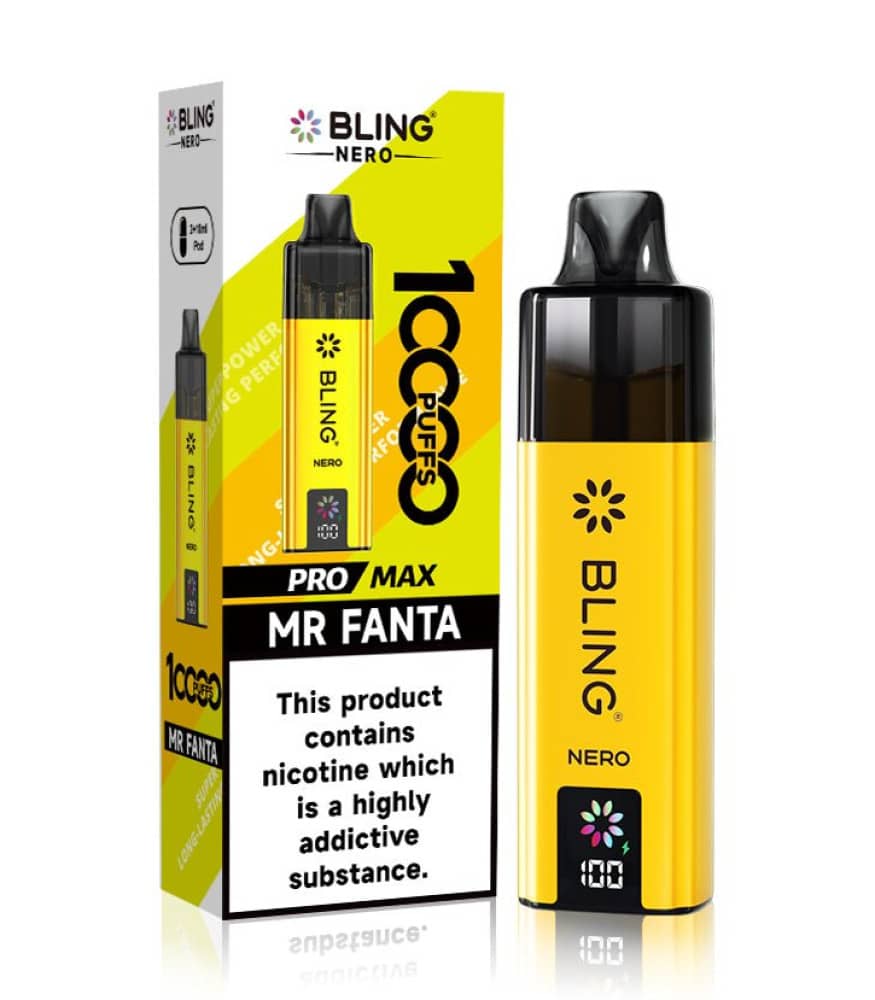 Crystal Bling Nero 10k Prefilled Pod Kit Mr Fanta