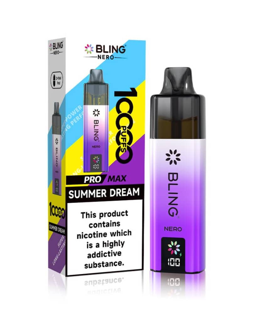Crystal Bling Nero 10k Prefilled Pod Kit Summer Dream