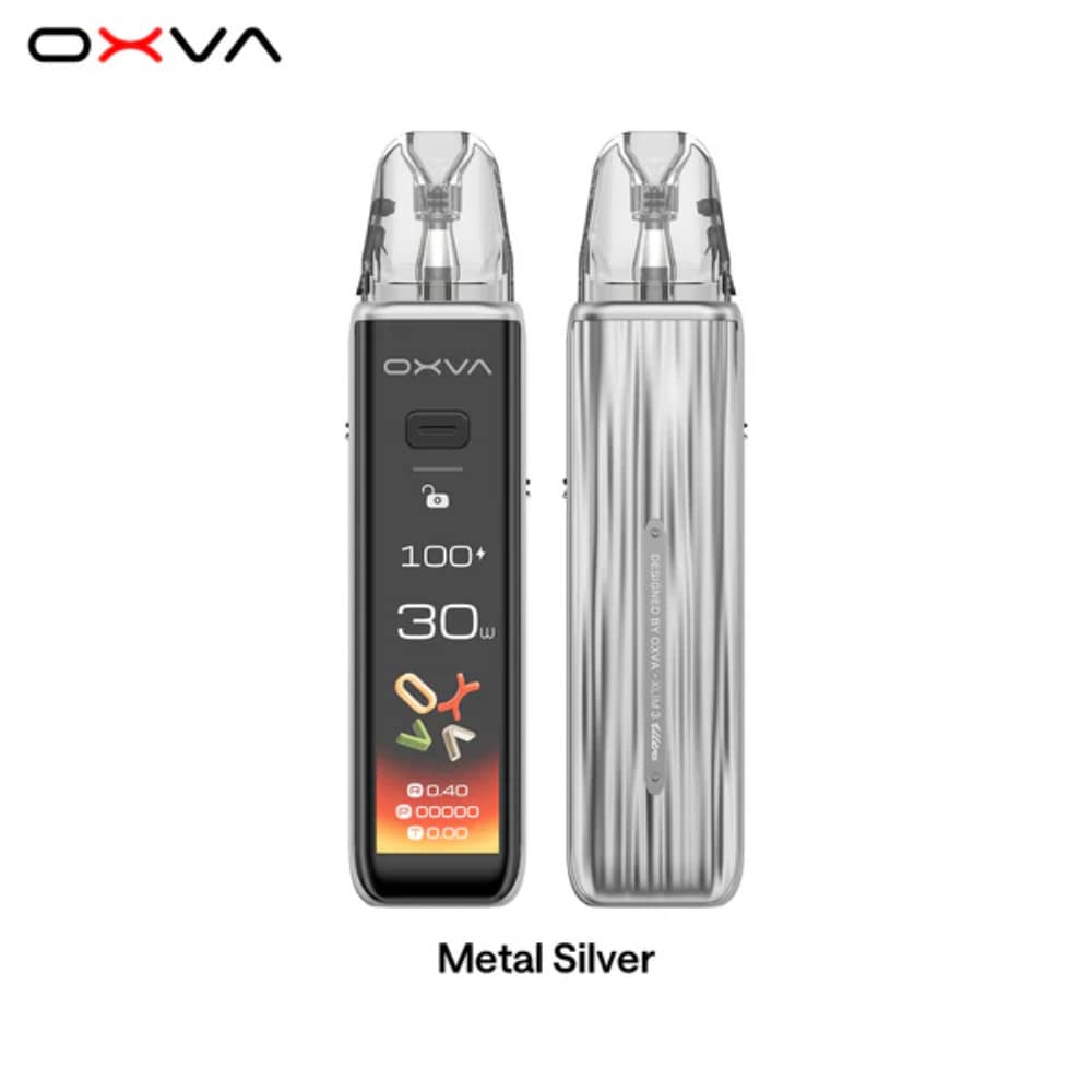 OXVA Xlim 3 Ultra Pod Kit Metal Silver