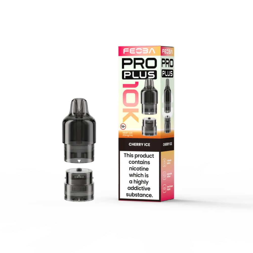 Feoba Pro Plus 10k Prefilled Pods Cherry Ice