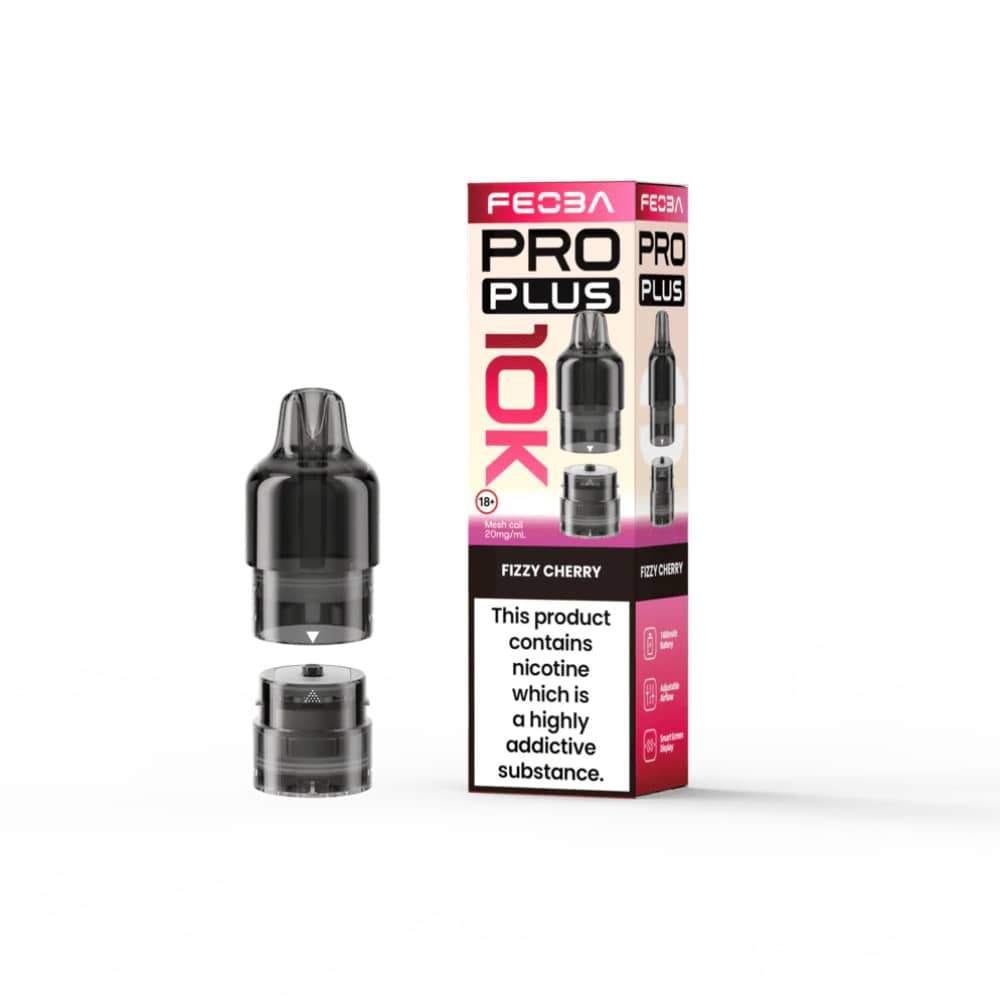 Feoba Pro Plus 10k Prefilled Pods Fizzy Cherry
