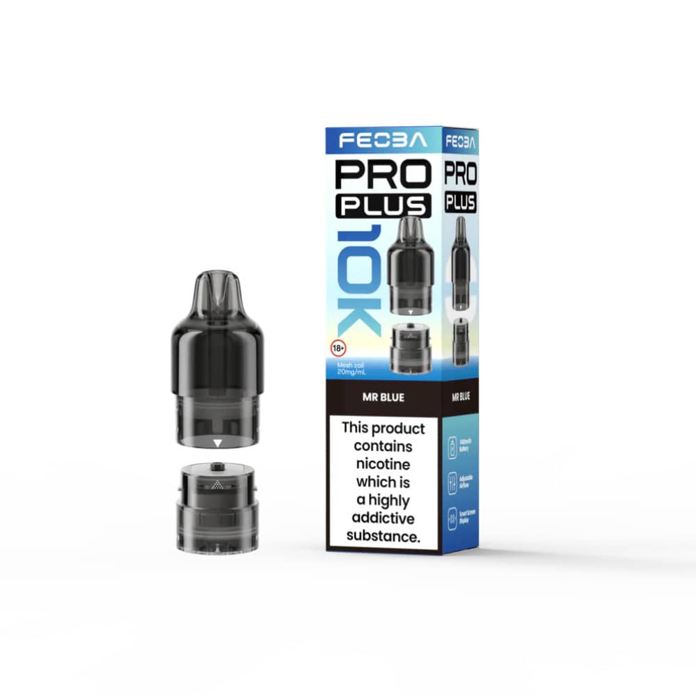 Feoba Pro Plus 10k Prefilled Pods Mr Blue